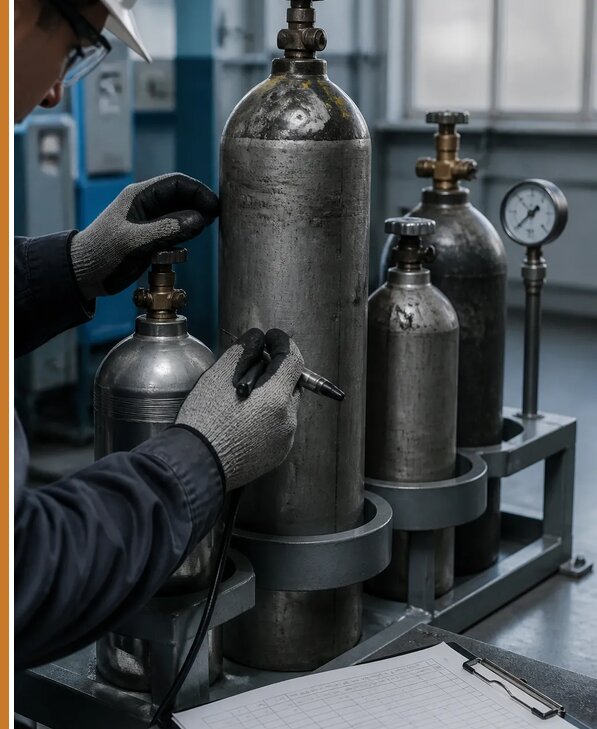 Освидетельствование баллонов в Нефтекамске от 1540 р. | Авеста ОТиПБ